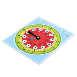 Цена за 3 шт. Обучающая игра «Знакомство с часами», циферблат, 18 см