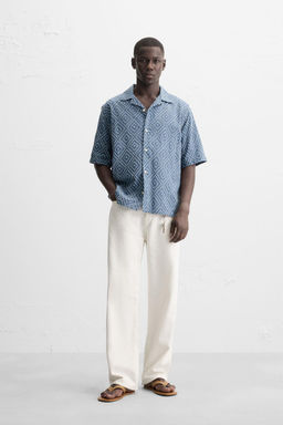CONTRAST EMBROIDERY SHIRT - Zara фото 2