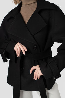 Пальто женское демисезонное (пояс)