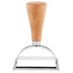 Штамп металлический для пельменей "Квадрат" 7х7см h10см, деревянная ручка, на картоне (Китай)