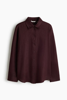 Camisa oversize de lino