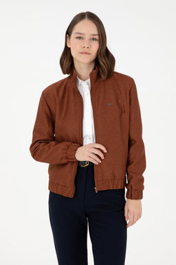 Женская коричневая куртка Неожиданная скидка в корзине