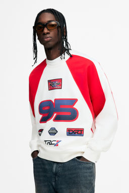 Sudadera con motivos estampados Oversized Fit - H&m фото 3