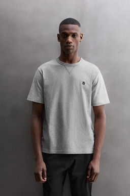 EMBROIDERED COLOUR BLOCK T-SHIRT - Zara фото 4