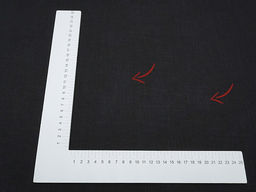 Конопля с хлопком-диагональ цв.Черный, СОРТ2, ш.1.4м, конопля-80%, хлопок-20%, 246гр/м.кв - Купава фото 4