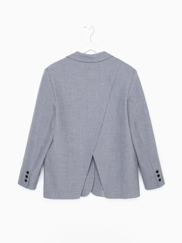 Пиджак женский с разрезом на спине MIST, размер 46-48 (L-XL), серый