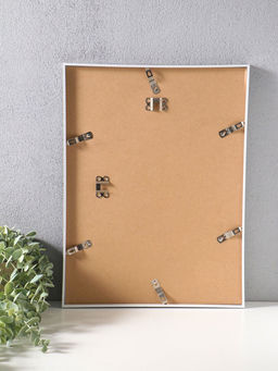 Фоторамка пластик 30х40 см "Современная классика" серый и белый 42,6х32,6х1,5 см