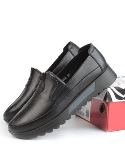 03-5306 BLACK Полуботинки женские (натуральная кожа)