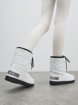 Женские дутики LOVE MOSCHINO SKI BOOT Артикул 4562720, белый  фото 6