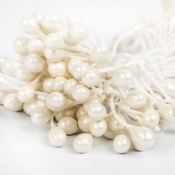 Blumentag Тычинки для искусственных цветов TIC/P-5 10 х 85 шт белый/white фото 4