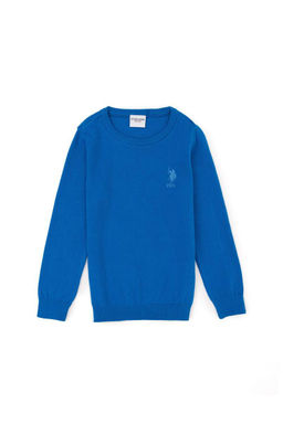 U. S. Polo Assn / Базовый свитер кобальтово-синего цвета для мальчика