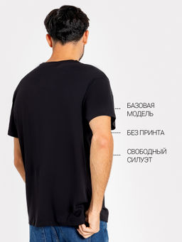 Футболка мужская в черном цвете черный 111831 - Mark formelle фото 2