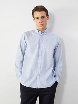 Slim Fit Uzun Kollu Oxford Erkek G?mlek