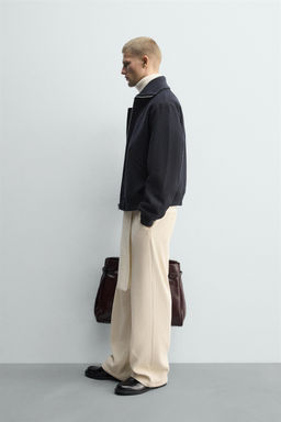 PADDED JACKET WITH RIBBED COLLAR - Zara фото 4