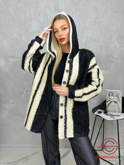 Куртка-рубашка с капюшоном