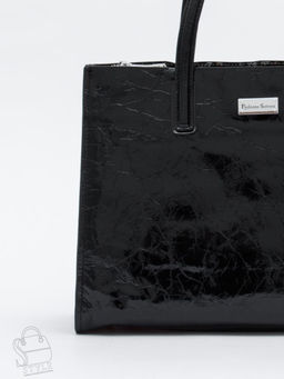 Сумка женская кожаная 9620SP black Velina Fabbiano-Safena