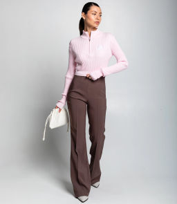 Джемпер #КТ1228, светло-розовый