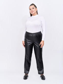 Брюки из эко-кожи BB00509BLK01 - Артесса фото 4
