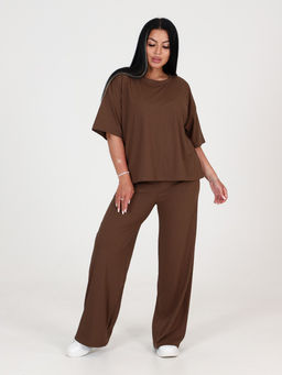 02 ЖЕНСКИЙ КОСТЮМ (брюки) (Коричневый) - А-дина фото 2