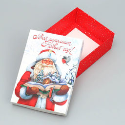 Цена за 2 шт. Коробка подарочная новогодняя складная «Всё исполнит Новый год!», 21×15×7 см