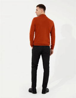 Siyah Slim Fit Kanvas Pantolon - Pierre cardin фото 4