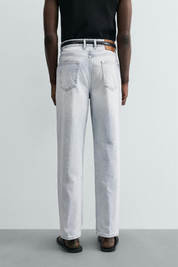 JEANS STRAIGHT ANKLE FIT / Azul cielo - Zara фото 3