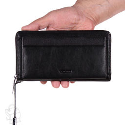 Клатч мужской кожаный 3084H black Heanbag - S-style фото 2