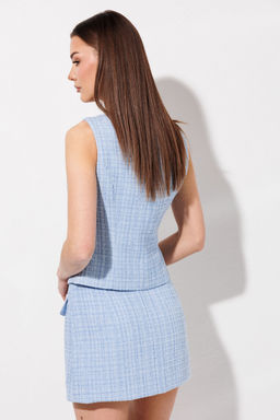 Жилет VN Fashion 1104 голубой