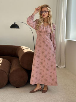 Платье #КТ6858 (1), пудровый - Dommod фото 8