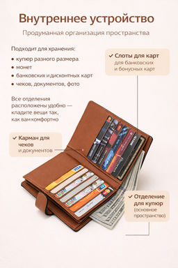 Кошелек W-PL618-39-Red