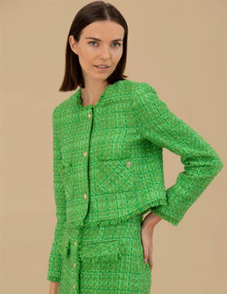 Bisiklet Yaka Crop T_vit Ceket - Pierre cardin фото 3