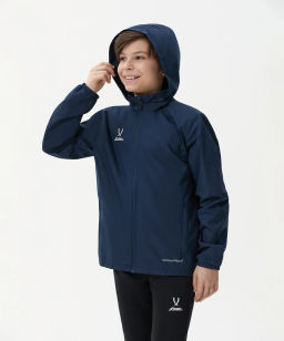 Куртка ветрозащитная JOGEL DIVISION PerFormPROOF Shower Jacket, темно-синий, детский  фото 10