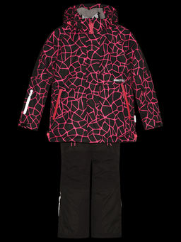 Костюм 7з3025 фуксия/черный