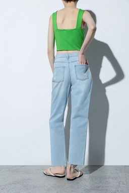 Блузка-топ с глубоким квадратным вырезом - Incity фото 4