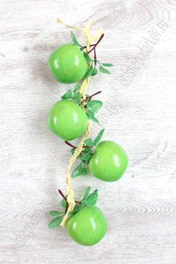 Муляж яблоко зеленое на веточке (SF-1240)