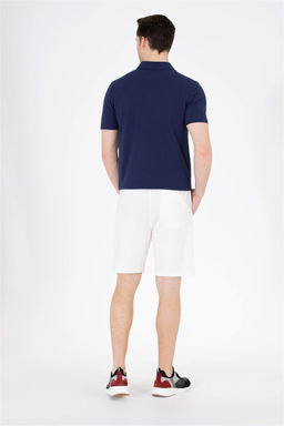Мужские трикотажные шорты цвета экрю - U.s. polo assn фото 4