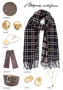 Перчатки из экокожи и полиэстера