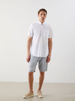 Regular Fit K?sa Kollu Arm?rl? Erkek G?mlek