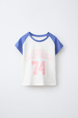 6-14 A?OS/ PIJAMA ESTAMPADO VARSITY / Azul / Blanco - Zara фото 2