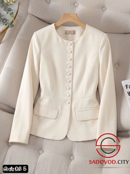Пиджак женский однотонный