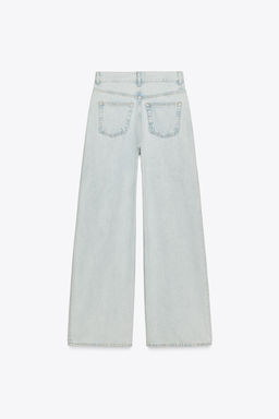ZW COLLECTION HIGH-WAIST PALAZZO JEANS - Zara фото 13