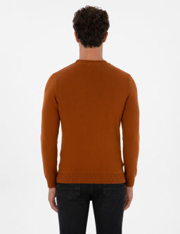 Pas Slim Fit _eyrek Yaka Basic Triko Kazak - Pierre cardin фото 5