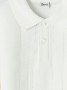 Polo Yaka Dokulu Erkek ?ocuk Ti??rt