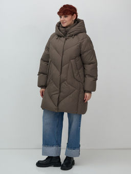 Пальто двубортная зимнее утепленное Бренд: Visdeer  фото 4