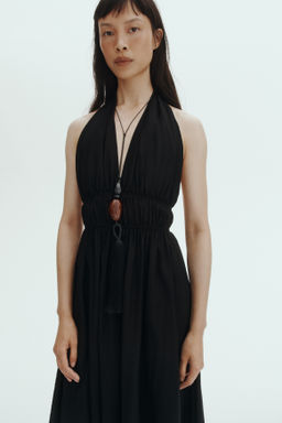 Vestido halter con vuelo - H&m фото 5