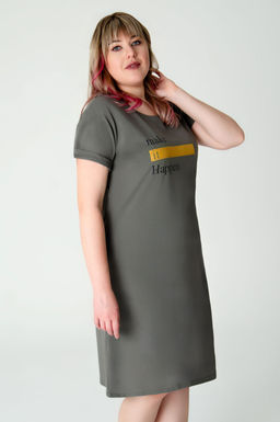 Арт. 4136 Туника женская 50-58 (5 шт) Цвет:полынь