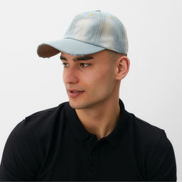 Бейсболка MINAKU Jeans, размер 58, голубая