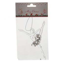 Украшение новогоднее "Балерина", L10 W2,5 H14 см