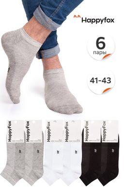Набор укороченных носков в сетку 6 пар Happyfox