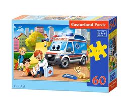 Castorland. Пазл 60 MIDI арт.B-066193 "Первая помощь"
